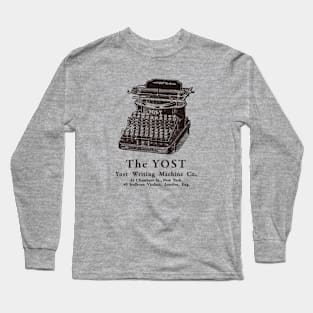 The YOST Typewriter Long Sleeve T-Shirt